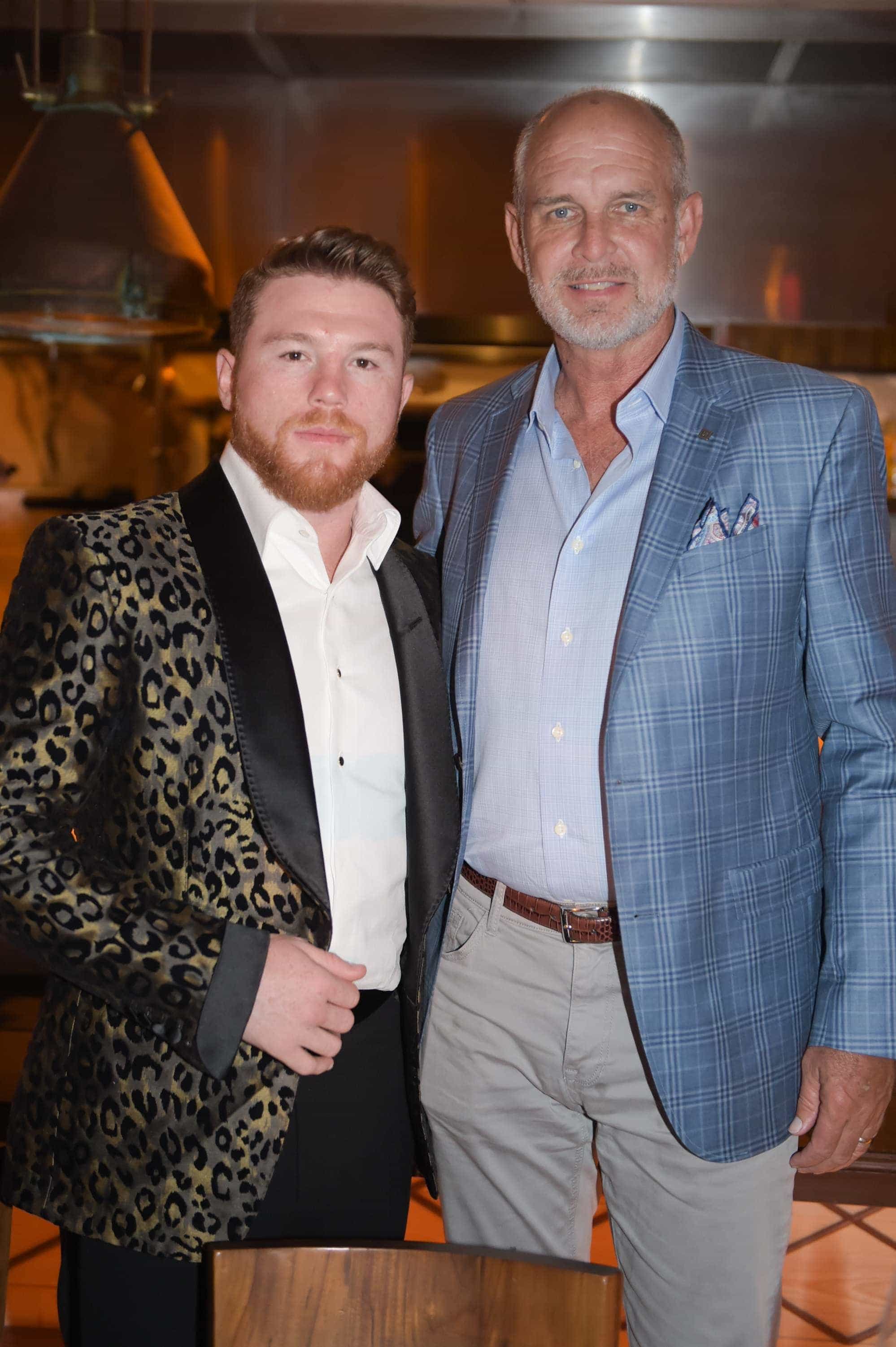Canelo Alvarez and Lee Wiley